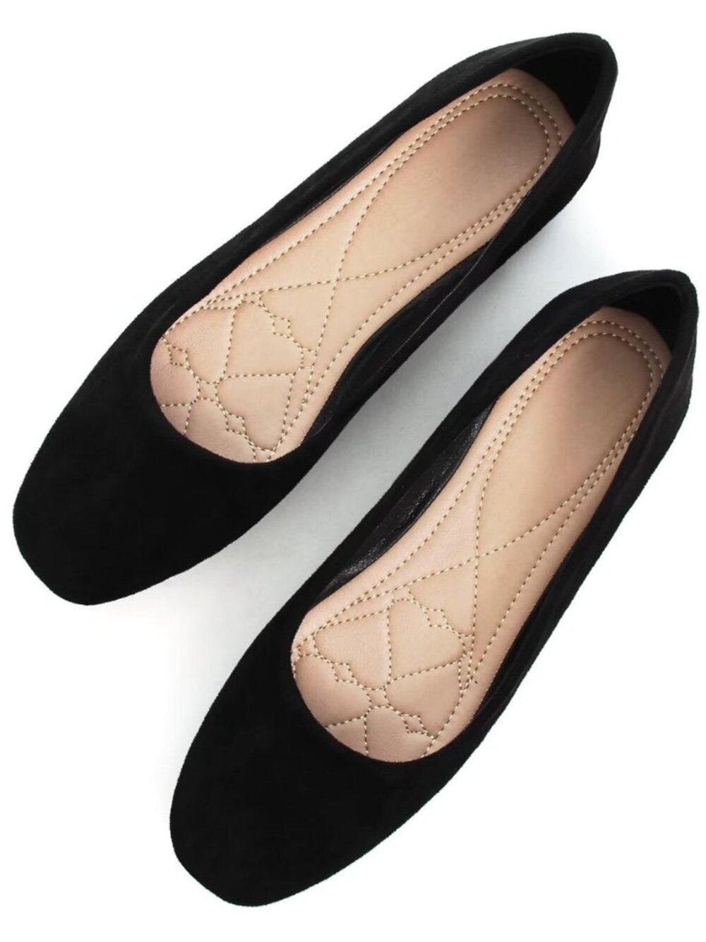 Ballet Flats for Women Comfortable Solid Color